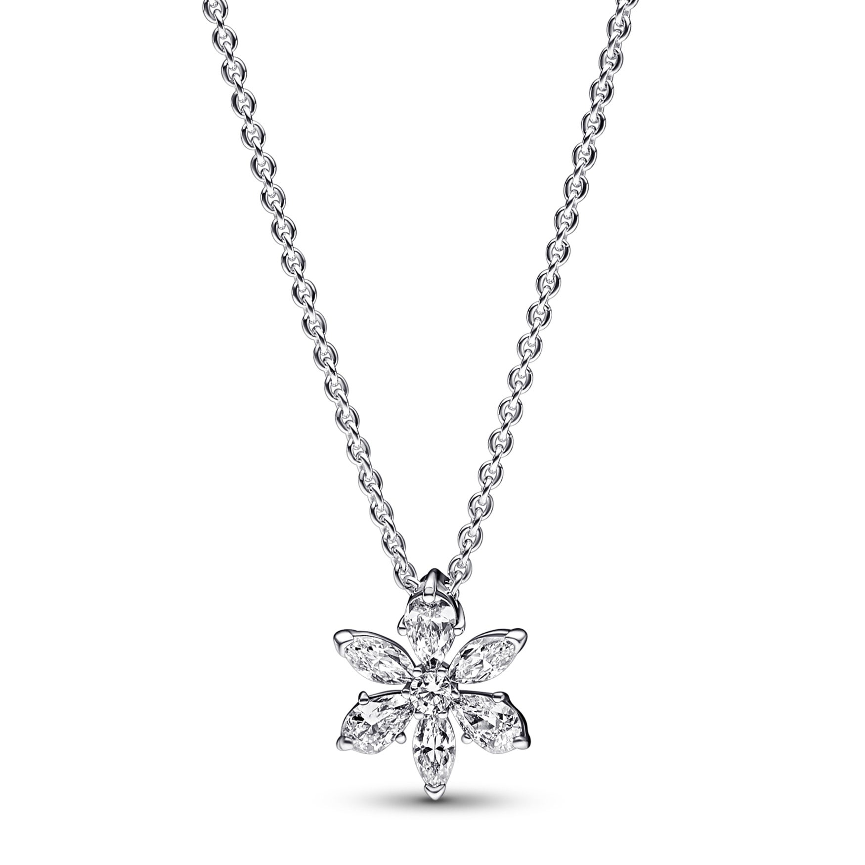 Pandora 392387C01-45 Damen-Halskette Silber 925 Funkelndes Herbarium