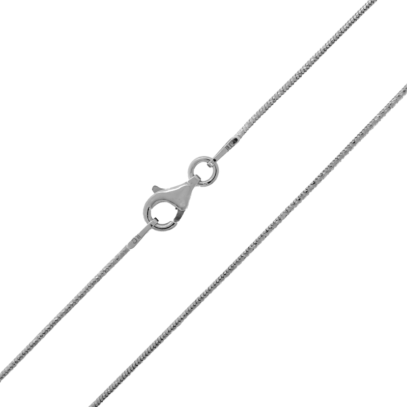 Silber-Schlangenkette - 2,71 g - 45 cm