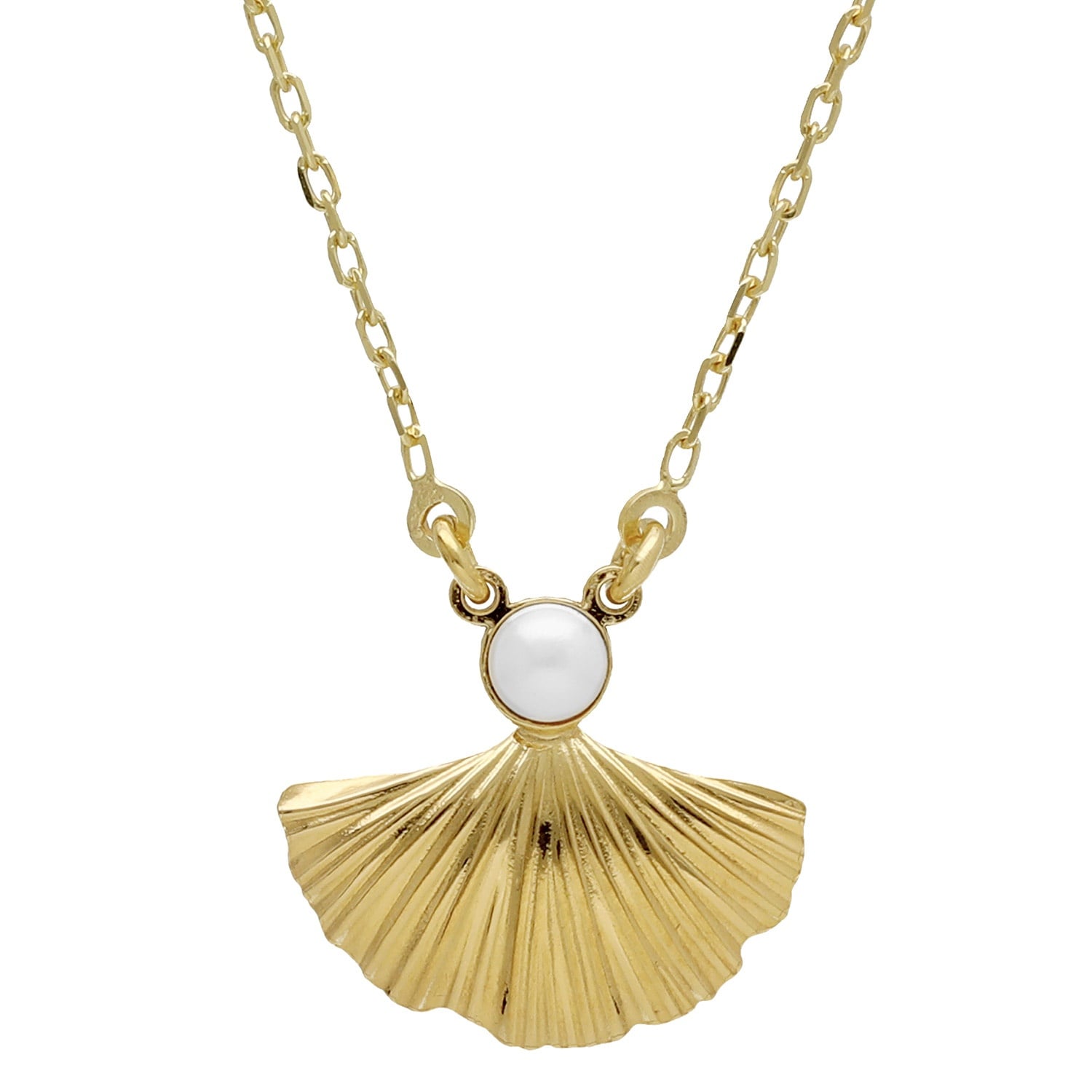 Victoria Cruz A4778-00DG Damen-Collier Tokyo Goldfarben mit Perle
