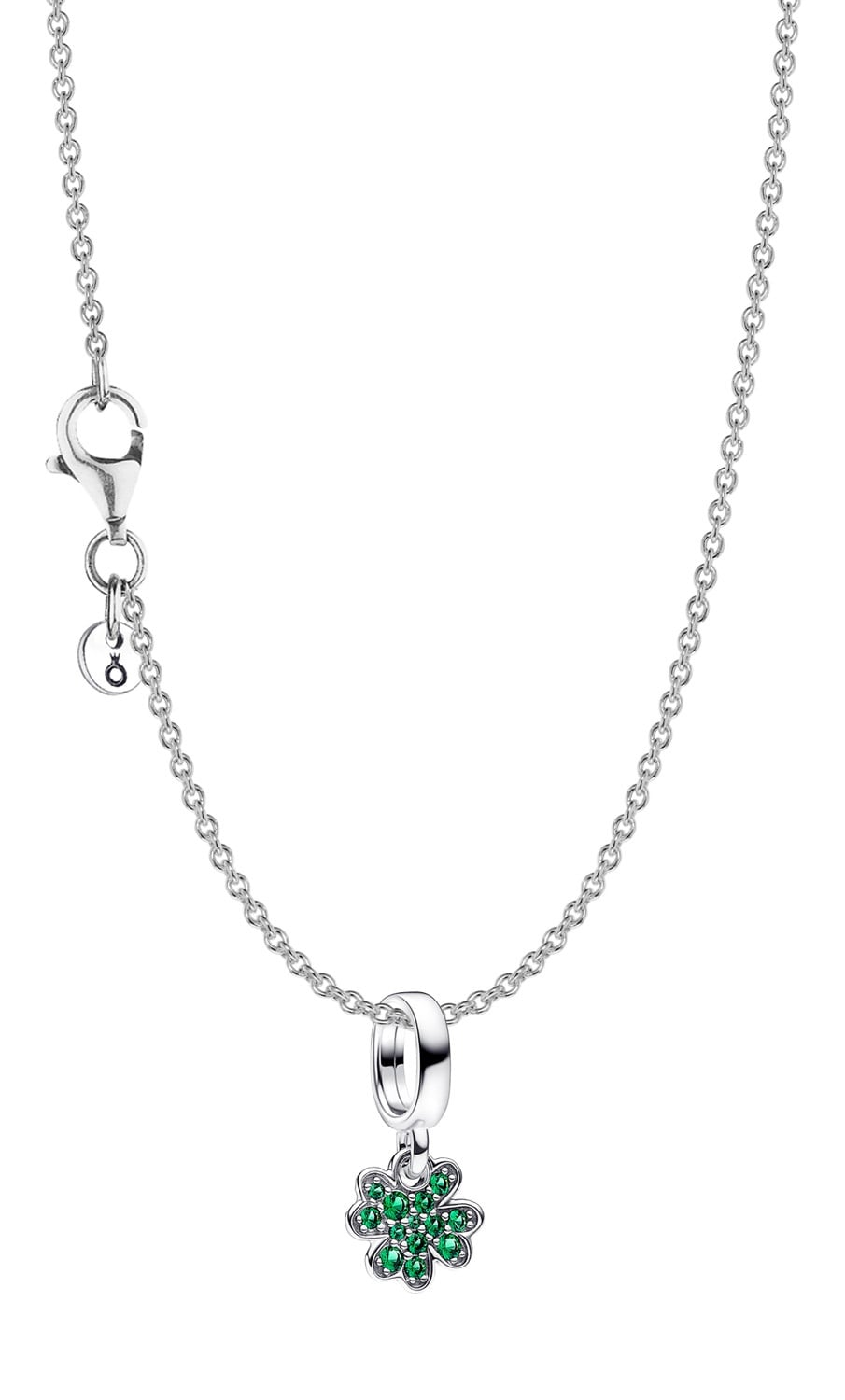 Pandora 15814 Damen-Halskette Vierblättriges Kleeblatt Silber Set