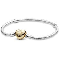 Pandora Moments Schlangenkette Herz Verschluss Armband 568707C00-17