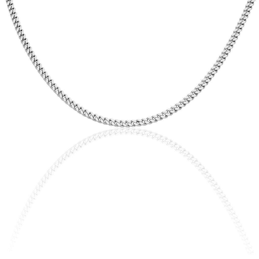 🦚 PANZER S Unisex Kette Silber 925 B 4,4 mm, Kette ohne Stein