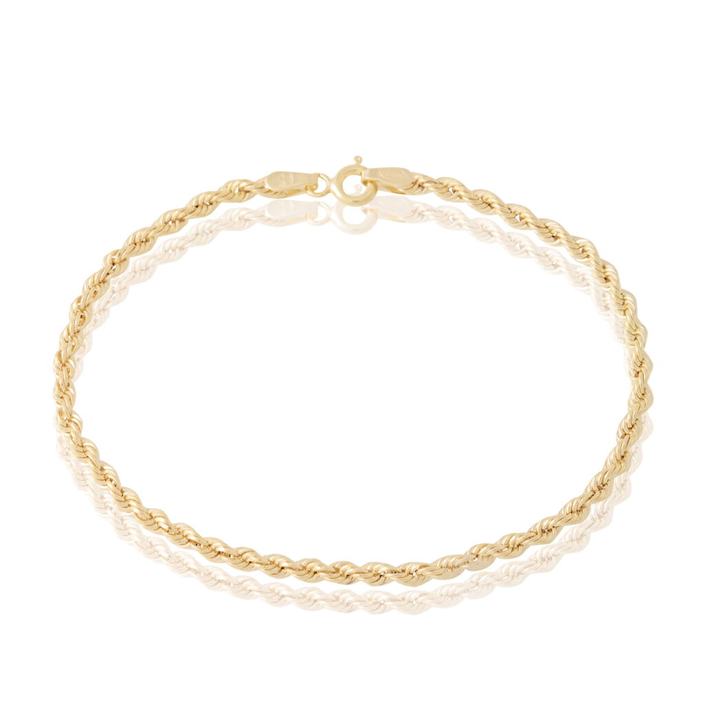🦚 MAILLE Damen Armkette Gold 375 (9 Karat) B 3 mm, Armkette ohne Stein