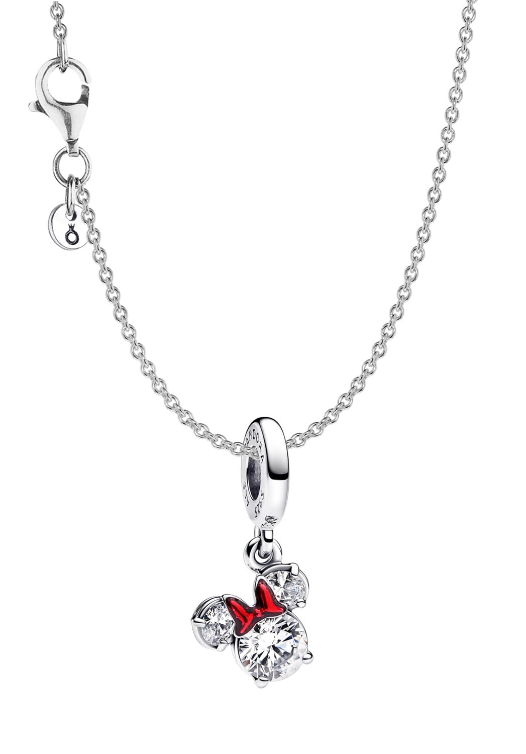 Pandora 68628 Damen-Kette Geschenkset Silber Disney Minnie Maus Silhouette