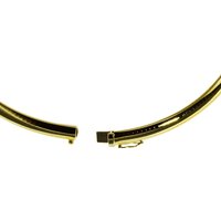Halsreif Omega 6mm flach - 50cm 750 Gelbgold