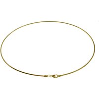 Halsreif Omega 1,5mm - 50cm - 585 Gelbgold