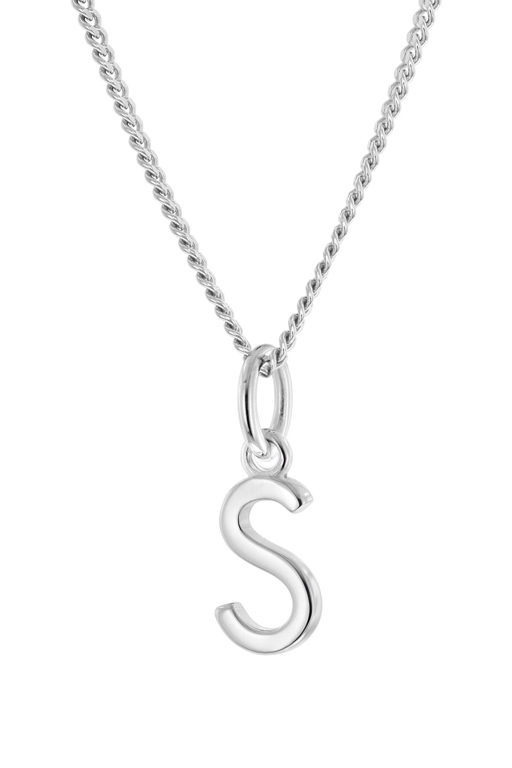 trendor 15210-S Damen-Kette mit Buchstabe S Anhänger Silber 925