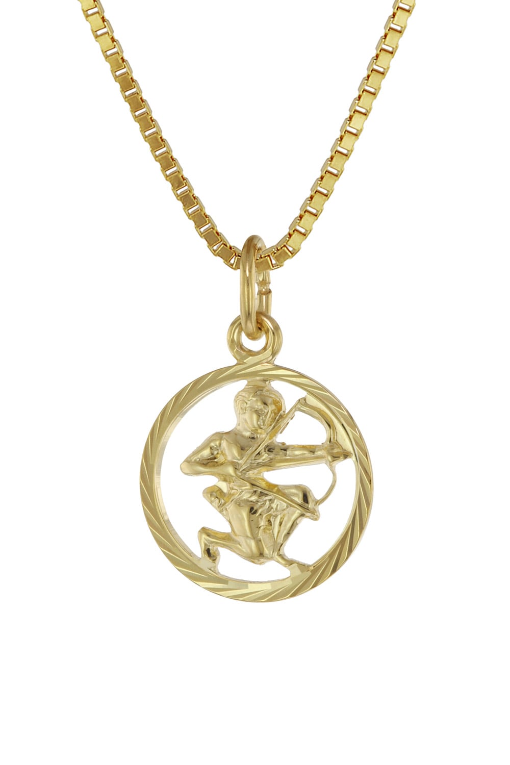 trendor 75990-12 Sternzeichen Schütze 333 Gold + goldplattierte Kinder-Kette
