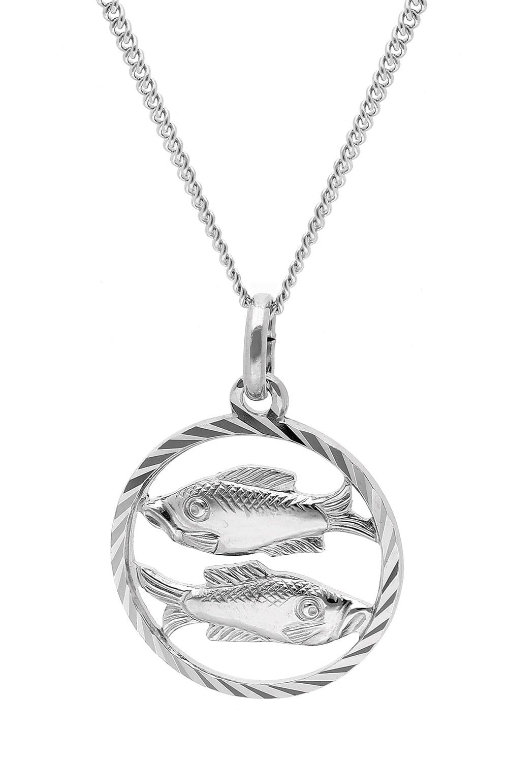 trendor 68260-03 Fische Sternzeichen Halskette Silber 925