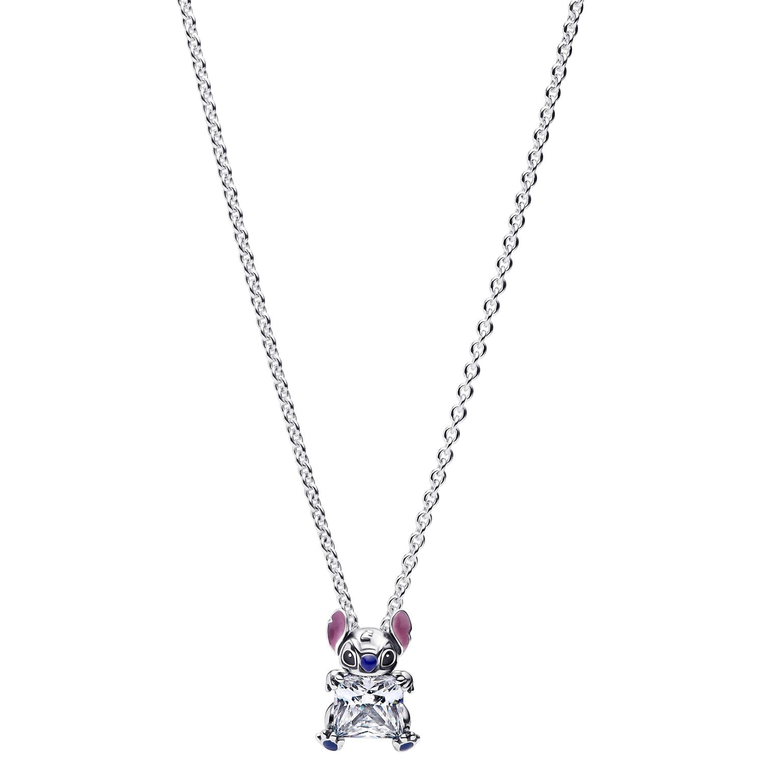 Pandora 393743C01-45 Damen Silber-Kette Disney Stitch