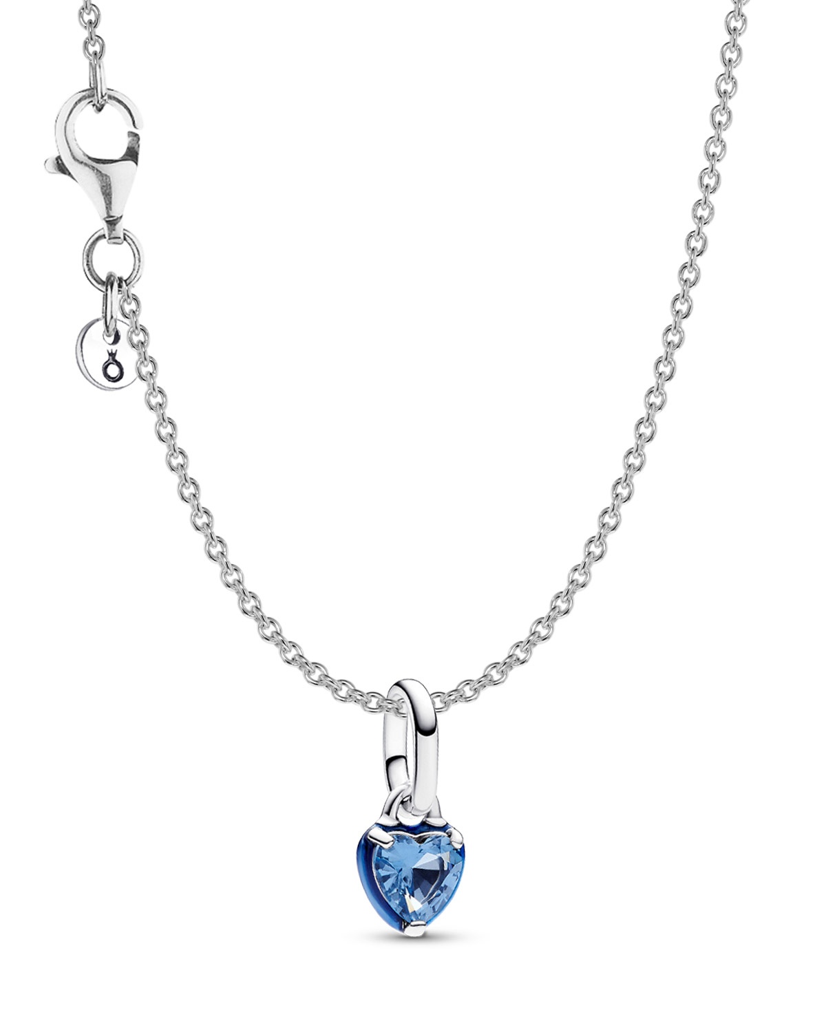 Pandora 21532 Damen-Halskette Geschenkset Silber Blaues Chakra Herz