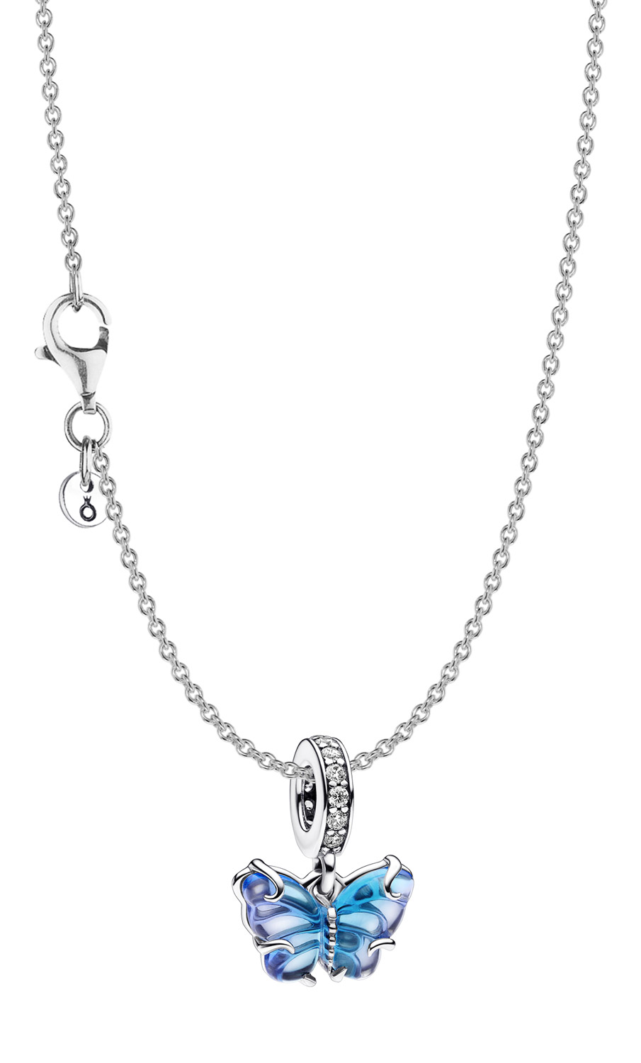 Pandora 15815 Damen-Kette Blauer Muranoglas Schmetterling Set