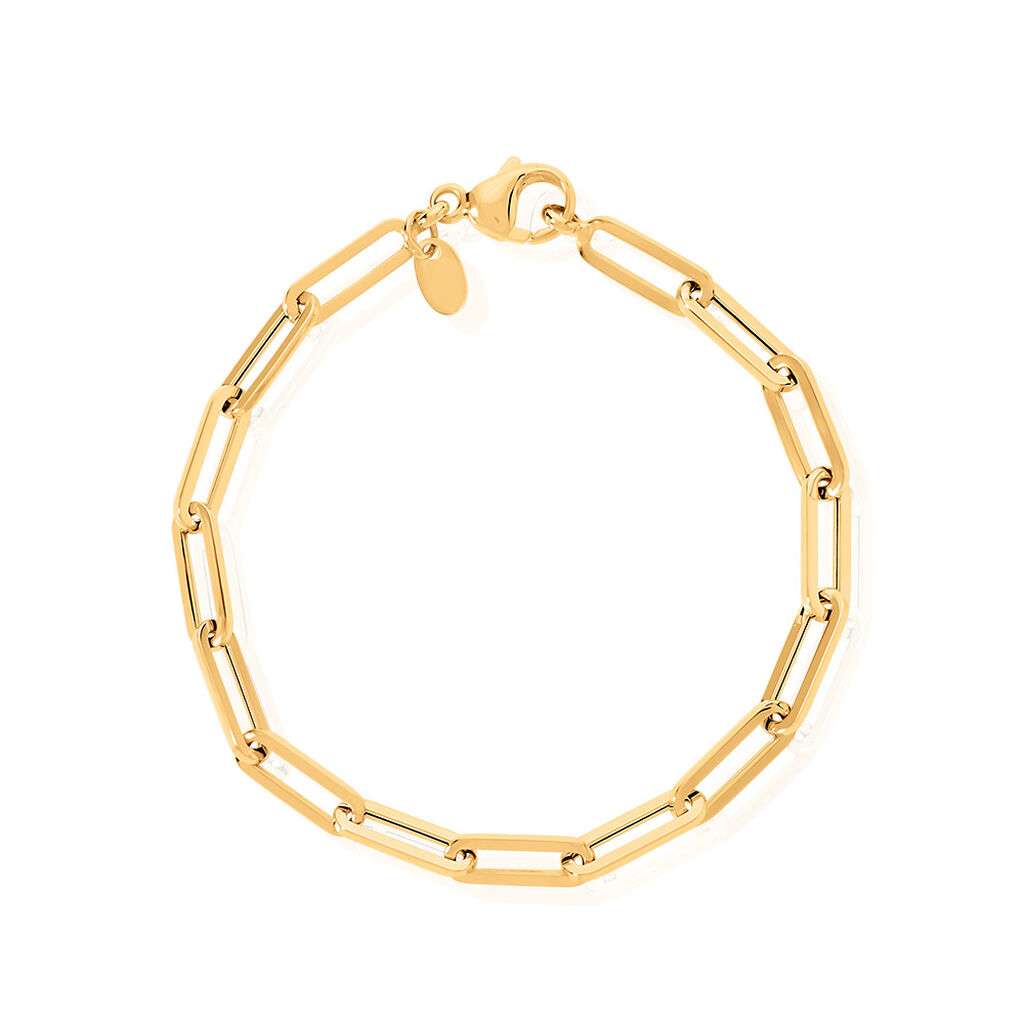 🦚 LIE Unisex Armkette Gold 585 (14 Karat), Armkette ohne Stein