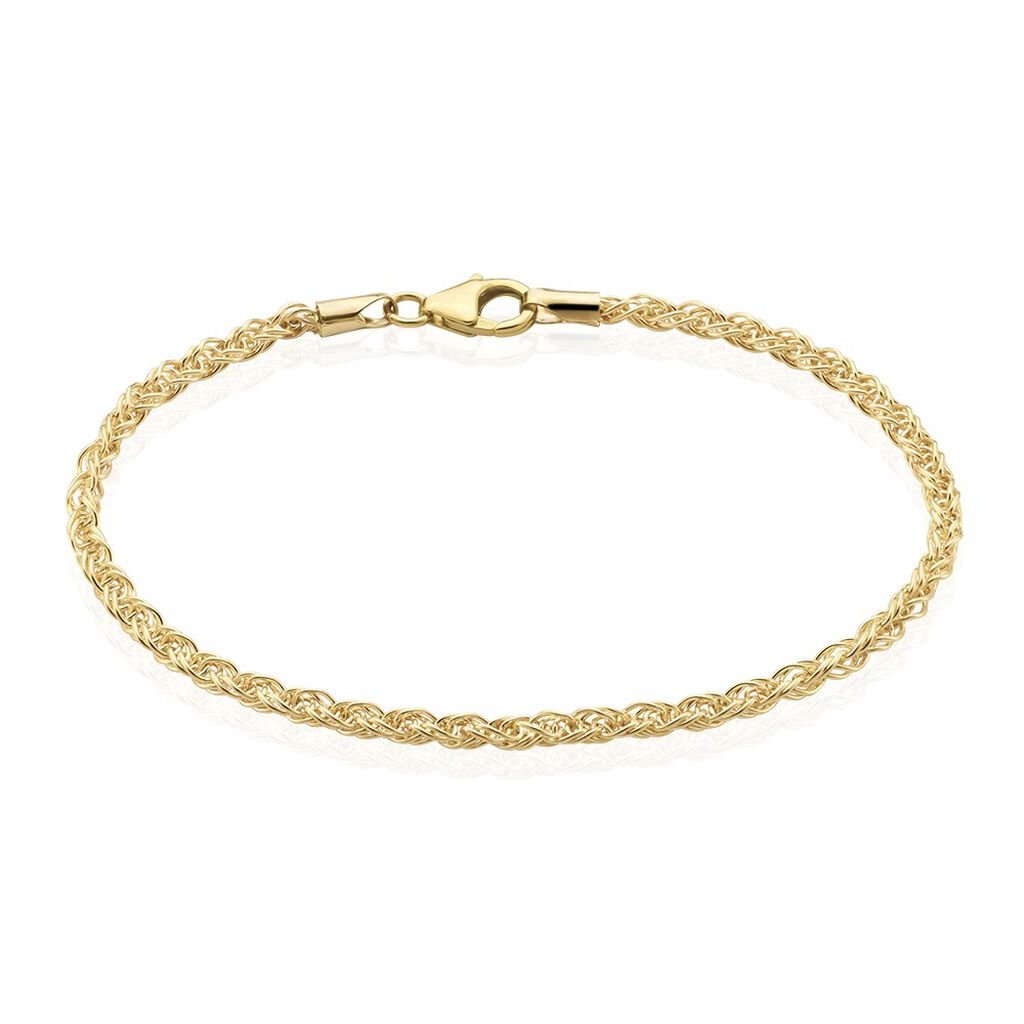 🦚 MAY Damen Armkette Gold 375 (9 Karat), Armkette ohne Stein
