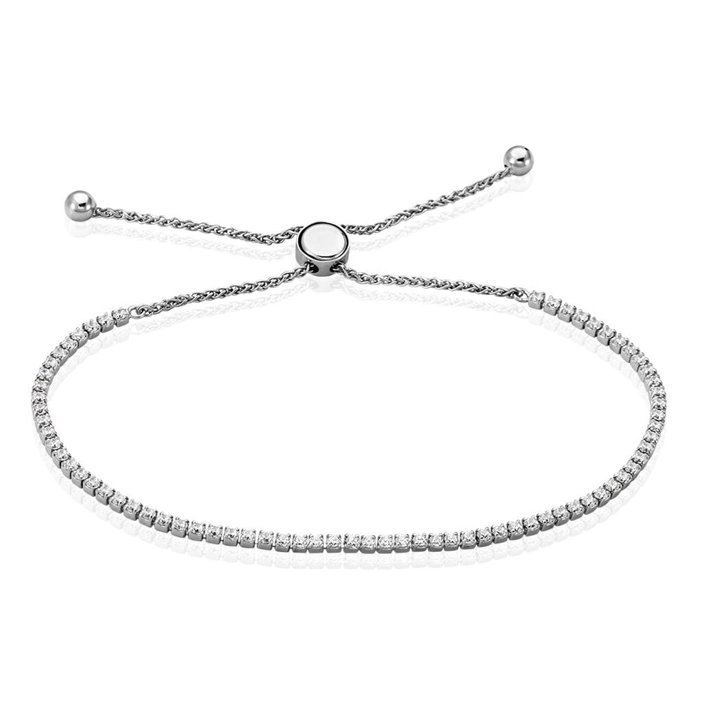🦚 TALIA Damen Armband Silber 925 Zirkonia Weiß 1,6 ct, Armband mit Stein