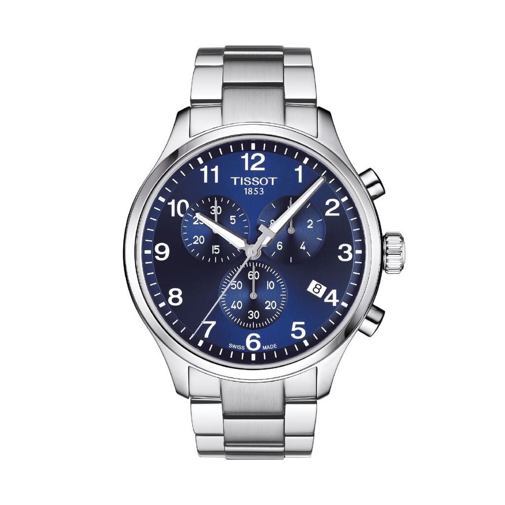 🦚 Tissot Herrenuhr Chrono XL Classic T1166171104701, Uhr ohne Stein