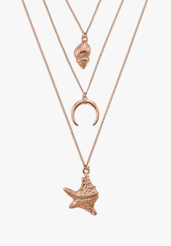 Heideman Damen Kette Set : Rose