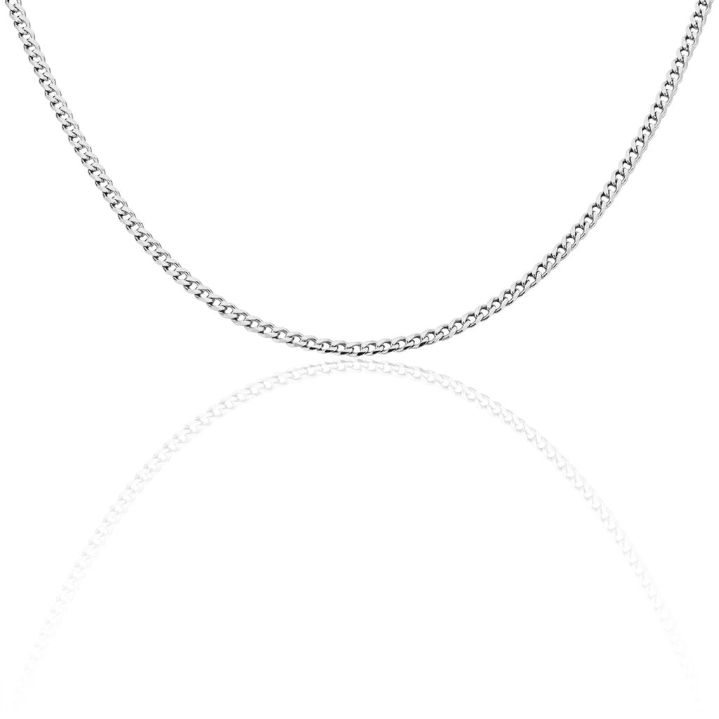 🦚 PANZER S 9 Unisex Kette Silber 925 B 3,2 mm, Kette ohne Stein