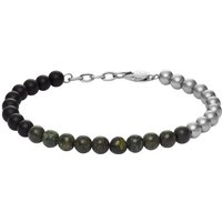 ARMANI EXCHANGE Armband Schmuck Geschenk Armschmuck Armkette Kugeln, AXG0141040, mit Achat, Serpentin grün|schwarz Unkategorisiert online kaufen