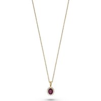 CHRIST Collier CHRIST Damen-Kette 585er Gelbgold 1 Rubin rot Unkategorisiert online kaufen