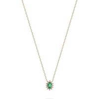 CHRIST Collier CHRIST Damen-Kette 585er Gelbgold 1 Smaragd gelb|goldfarben Unkategorisiert online kaufen