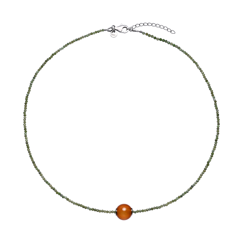 Edelstein-Silberhalskette (MONOSONO COLLECTION) Unkategorisiert online kaufen Edelstein-Silberhalskette (MONOSONO COLLECTION) Unkategorisiert online kaufen
