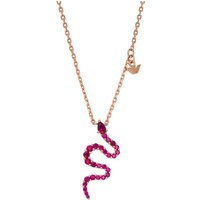 Emporio Armani Kette mit Anhänger Schmuck Geschenk Silber 925 Halskette Schlange, EG3611040, EG3613221, mit Zirkonia (synth) oder Rubin (synth) rot|goldfarben Unkategorisiert online kaufen