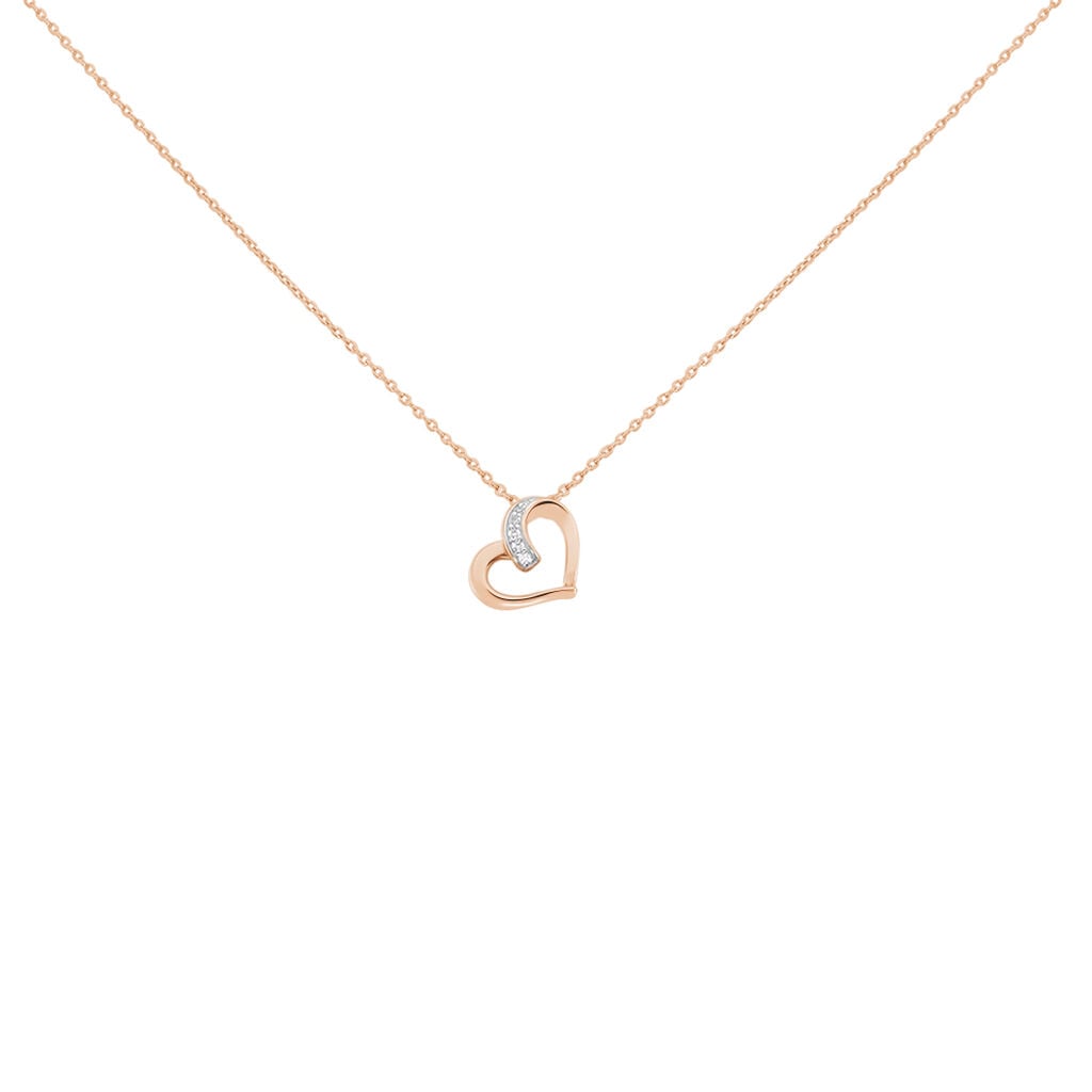 🦚 ASHLEY HERZ Damen Collier Silber rosevergoldet 925 Zirkonia Weiß 0,01 ct Herz, Collier mit Stein Unkategorisiert online kaufen 🦚 ASHLEY HERZ Damen Collier Silber rosevergoldet 925 Zirkonia Weiß 0,01 ct Herz, Collier mit Stein Unkategorisiert online kaufen