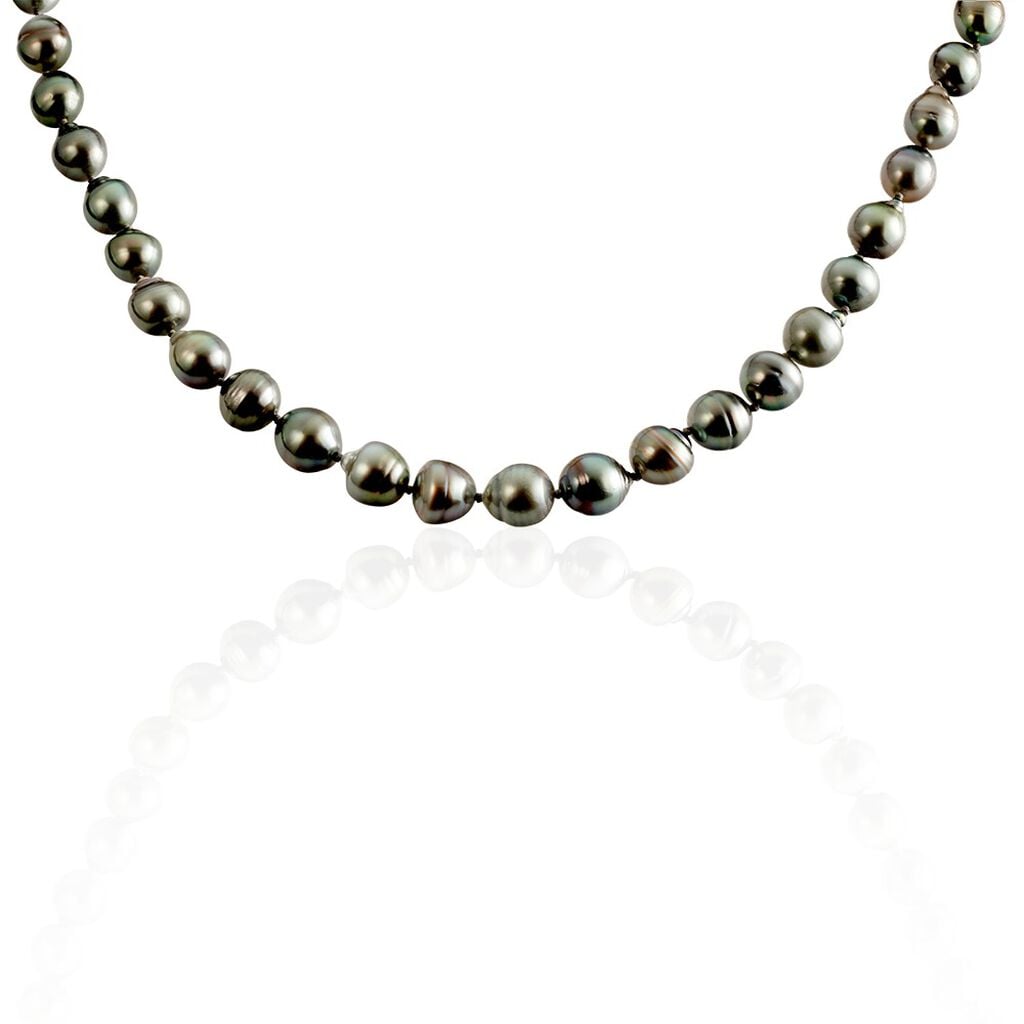 🦚 Damen Collier Weißgold 585 Tahitiperle 8-10mm, Collier mit Stein Unkategorisiert online kaufen 🦚 Damen Collier Weißgold 585 Tahitiperle 8-10mm, Collier mit Stein Unkategorisiert online kaufen