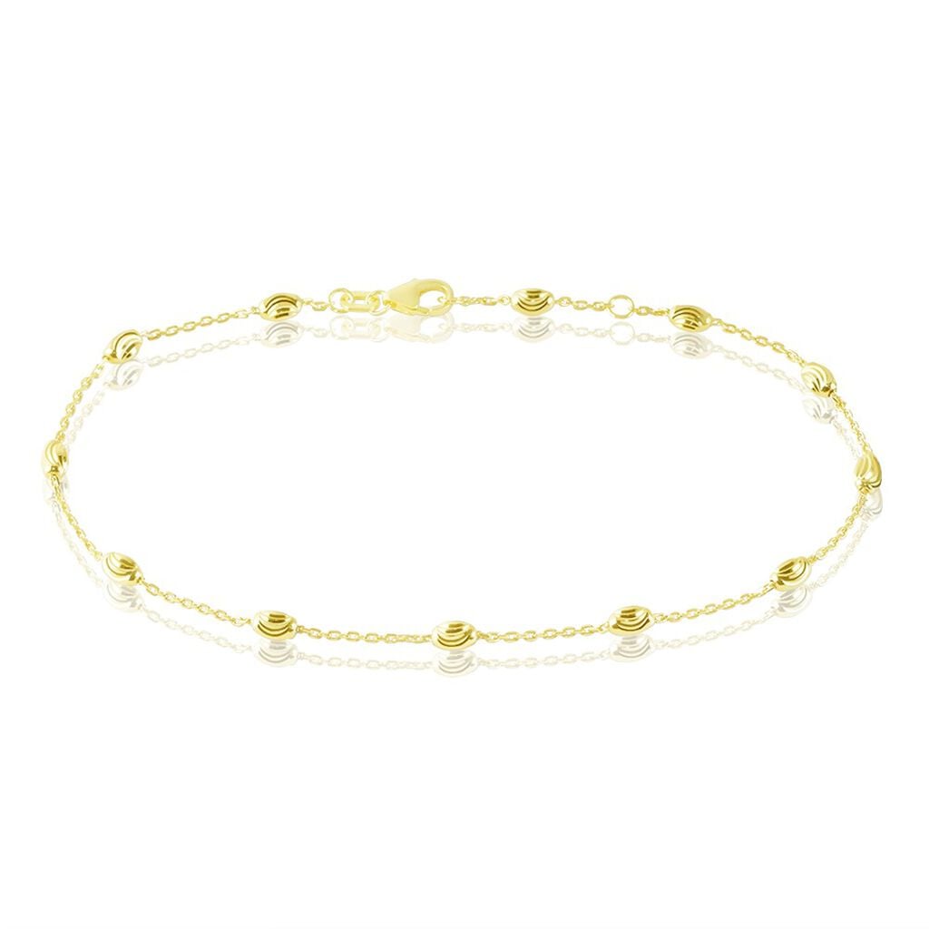 🦚 Damen Fußkettchen Silber 925 Gold vergoldet Perlen, Fußkette ohne Stein Unkategorisiert online kaufen
