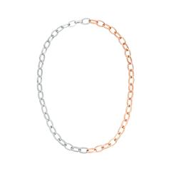 🦚 Halskette für Damen aus Sterlingsilber, bicolor Unkategorisiert online kaufen