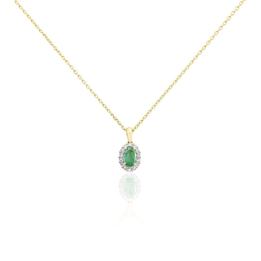 🦚 MARION Damen Kette Gold 585 (14 Karat) Smaragd Grün 0,3 ct, Kette mit Stein Unkategorisiert online kaufen 🦚 MARION Damen Kette Gold 585 (14 Karat) Smaragd Grün 0,3 ct, Kette mit Stein Unkategorisiert online kaufen