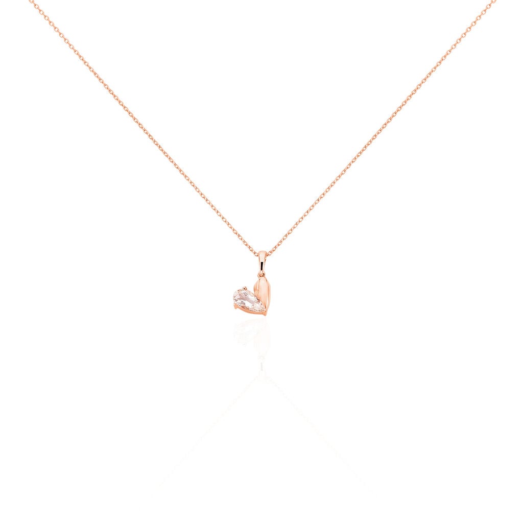 🦚 PINKY Damen Collier Rosegold 375 (9 Karat) Morganit Rosé Blütenblatt, Collier mit Stein Unkategorisiert online kaufen 🦚 PINKY Damen Collier Rosegold 375 (9 Karat) Morganit Rosé Blütenblatt, Collier mit Stein Unkategorisiert online kaufen