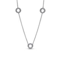 🦚 Timeless Damenkette Kreise aus Sterlingsilber, Zirkonia Unkategorisiert online kaufen 🦚 Timeless Damenkette Kreise aus Sterlingsilber, Zirkonia Unkategorisiert online kaufen