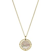 Fossil Collier Fossil Damen-Kette Edelstahl Perlmutt goldfarben Unkategorisiert online kaufen