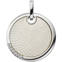 JOBO Kettenanhänger Anhänger mit Perlmutt Einlage und 6 Zirkonia, 925 Silber silberfarben Unkategorisiert online kaufen JOBO Kettenanhänger Anhänger mit Perlmutt Einlage und 6 Zirkonia, 925 Silber silberfarben Unkategorisiert online kaufen