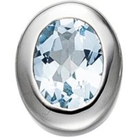 JOBO Kettenanhänger Anhänger oval, 925 Silber mit Blautopas silberfarben Unkategorisiert online kaufen