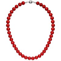 JOBO Perlenkette, mit Muschelkern-Perlen 45 cm rot Unkategorisiert online kaufen