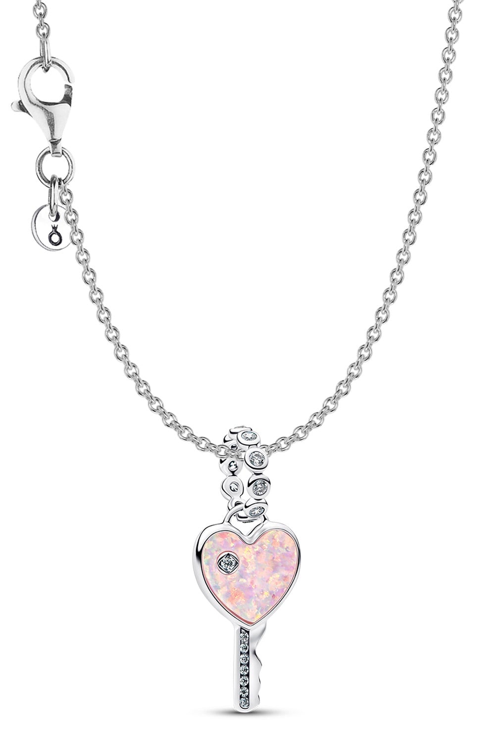 Pandora 21529 Damen-Halskette Silber Schmuckset Opalisierender Herz-Schlüssel Unkategorisiert online kaufen