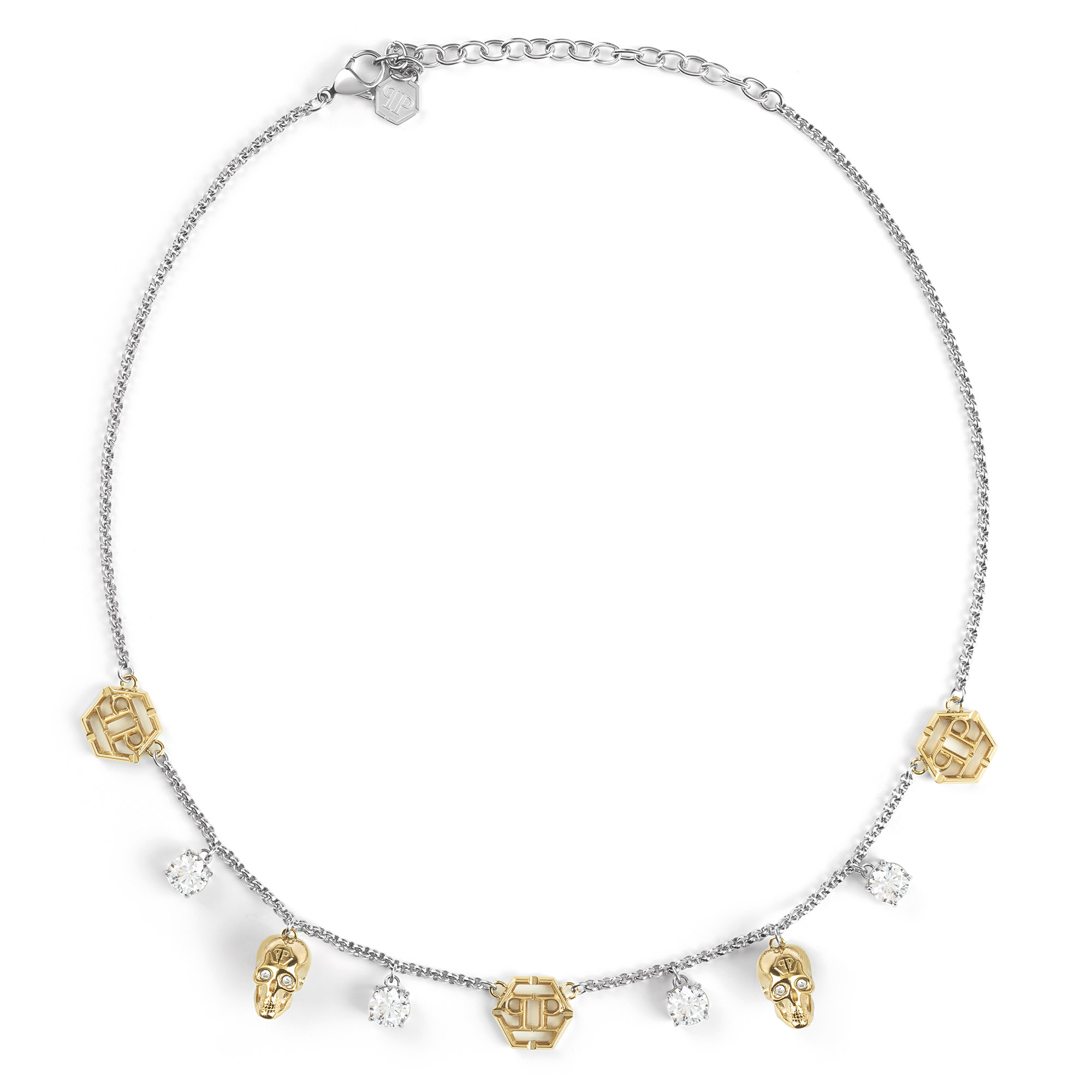 Philipp Plein PJ3AA12NU Damen-Kette 3D Skull Zweifarbig Unkategorisiert online kaufen