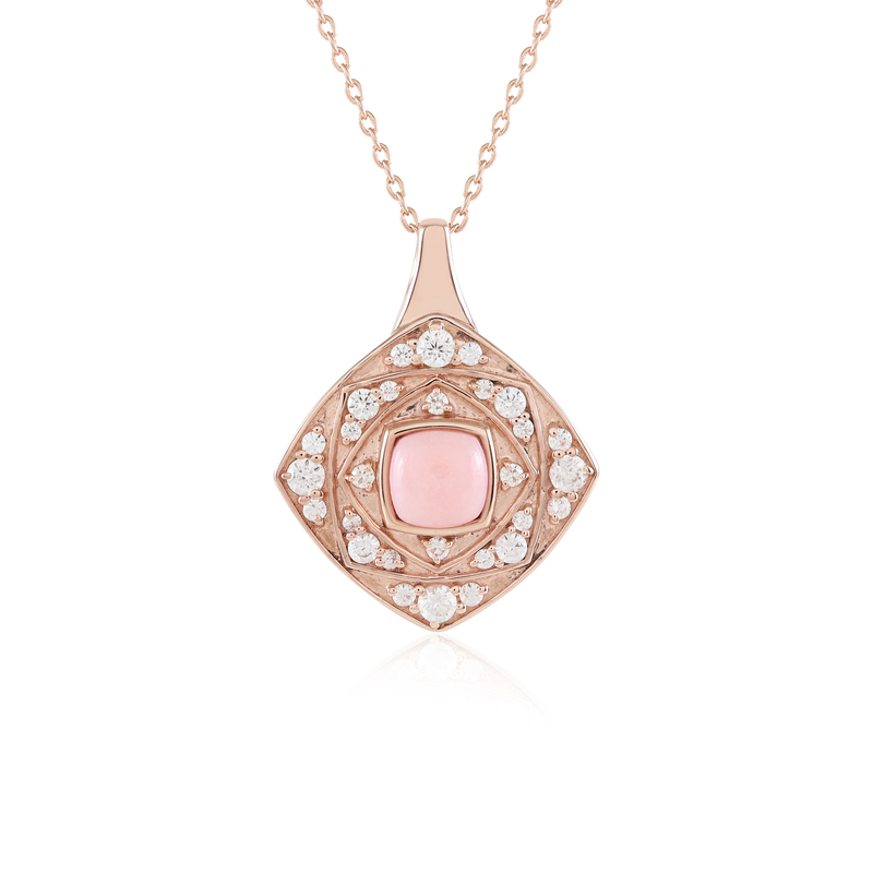 Pinkfarbener Opal-Silberhalskette (KM by Juwelo) Unkategorisiert online kaufen Pinkfarbener Opal-Silberhalskette (KM by Juwelo) Unkategorisiert online kaufen