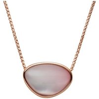 Skagen Edelstahlkette Skagen Damen-Kette Edelstahl Glasstein rosa Unkategorisiert online kaufen