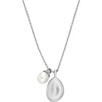 Skagen Kette mit Anhänger Schmuck Geschenk Edelstahl Kette AGNETHE PEARL PEBBLE, SKJ1831040, mit Süßwasserzuchtperle weiß Unkategorisiert online kaufen