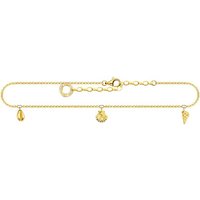 THOMAS SABO Fußkette Muschel-Optik, AK0037-413-39-L27V gelb|goldfarben Unkategorisiert online kaufen