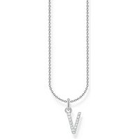 THOMAS SABO Silberkette Thomas Sabo Damen-Kette 925er Silber Zirkonia silberfarben Unkategorisiert online kaufen