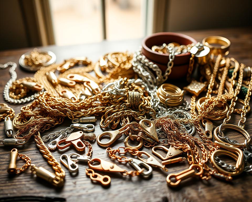 Kette Materialien Auswahl Kette Materialien Auswahl